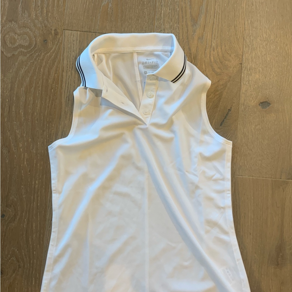 White. Adidas. Tennis tank. Small.